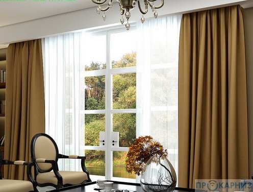 Современные раздвижные плотные шторы для гостиной